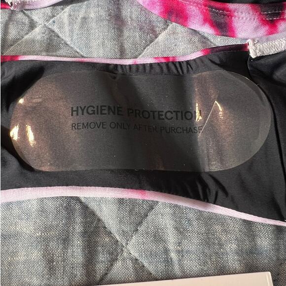 Terez Raspberry Tie Dye Bikini Bottoms Sz Large NWT Pink/White - Picture 4 of 7